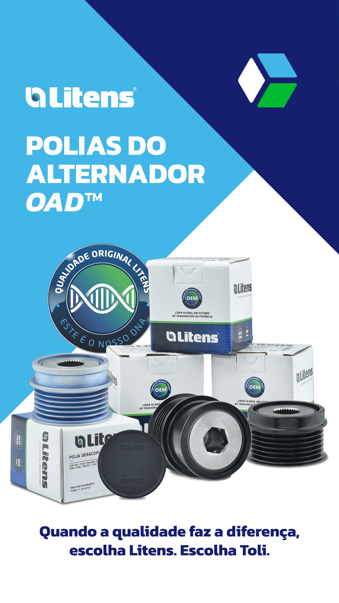 Polias Litens OAD são referência em tecnologia de estabilidade.